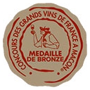 Concours des Grands Vins de France à Mâcon Bronze